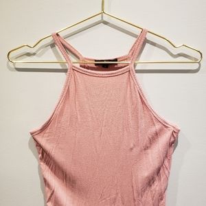 Mauve Racerback Crop Top